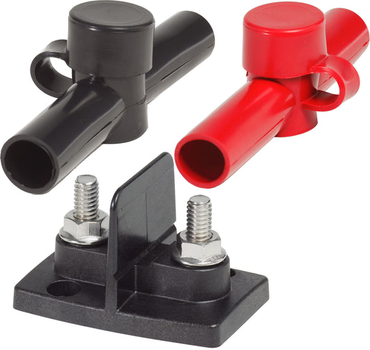 Blue Sea Dual PowerPost With Insulators.