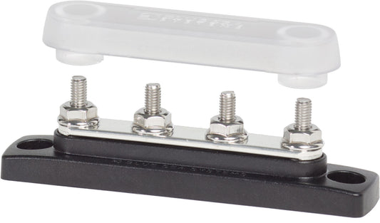 Blue Sea Common 100A MiniBus Four #10-32 Studs With Cover