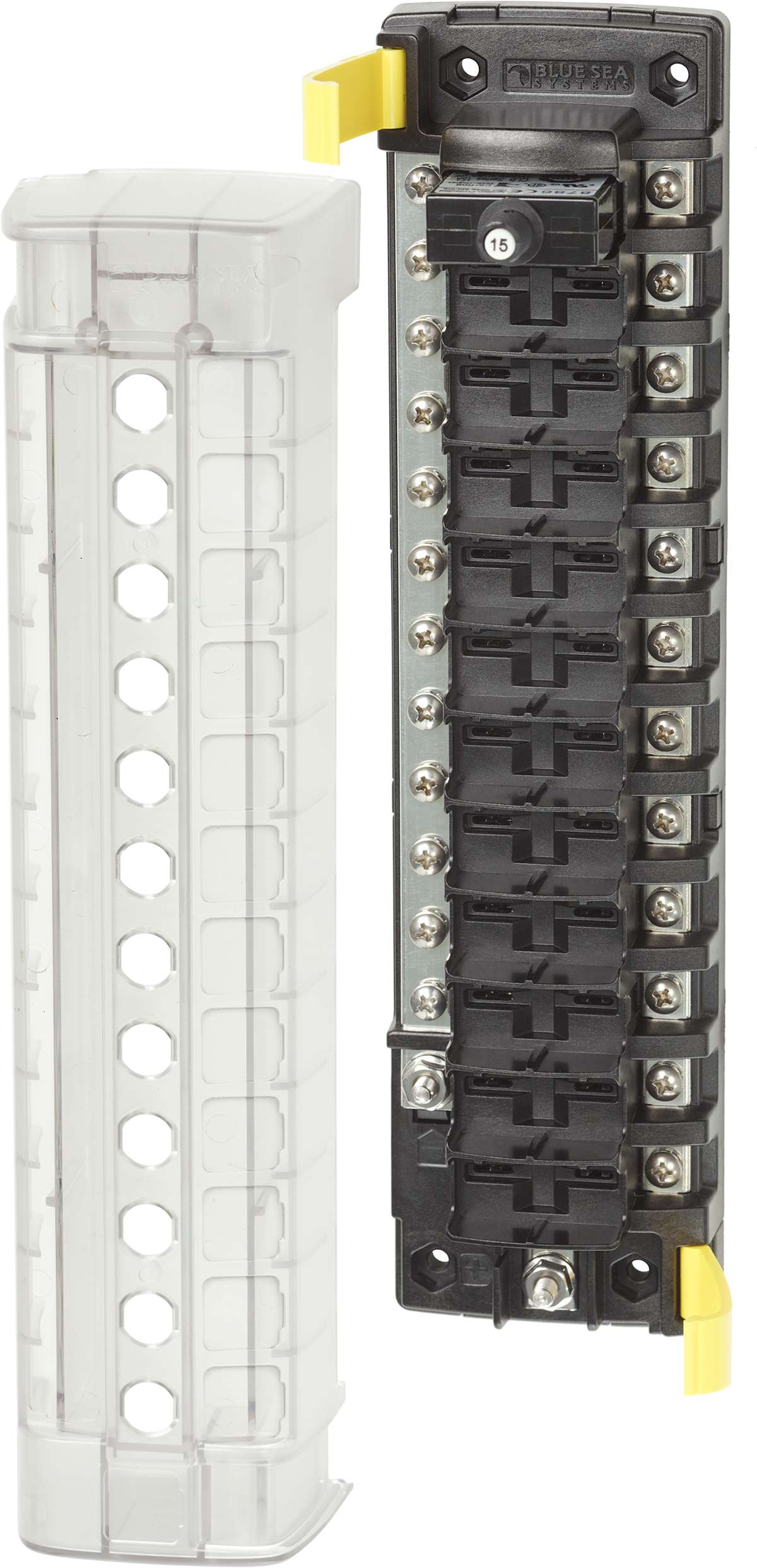Blue Sea ST CLB Circuit Breaker Block with Negative Bus.