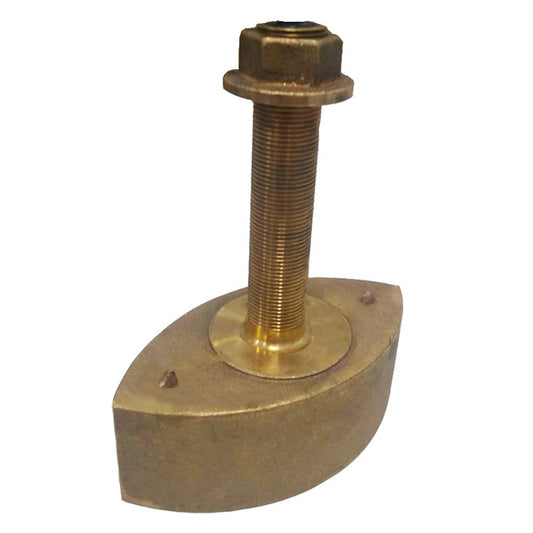 Echonautics 1kW Stem-Type CHIRP Bronze Thru-Hull Transducers.