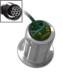 Furuno 555SLTD Stainless Steel 50/200KHZ Tilted Element Thru-Hull Transducers.