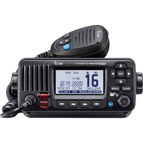 Icom M424G VHF Radio Class D DSC Built-in GPS.