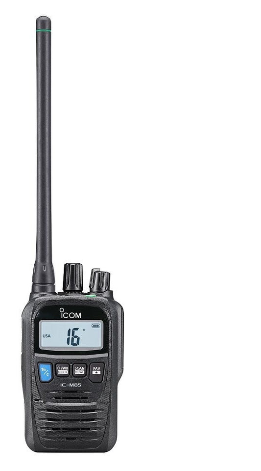 Icom M85 Series Handheld VHF Radios.