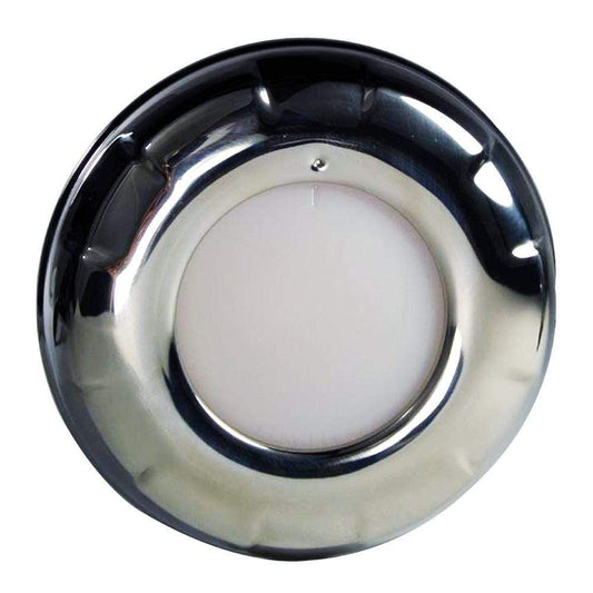 Lumitec Aurora Dome Light LED Series Stainless Steel Finish.