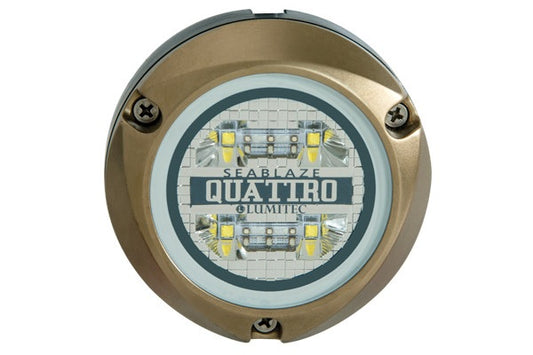 Lumitec Zambezi Quattro LED FOR PONTOON BOATS Bronze Housing 12/24v.