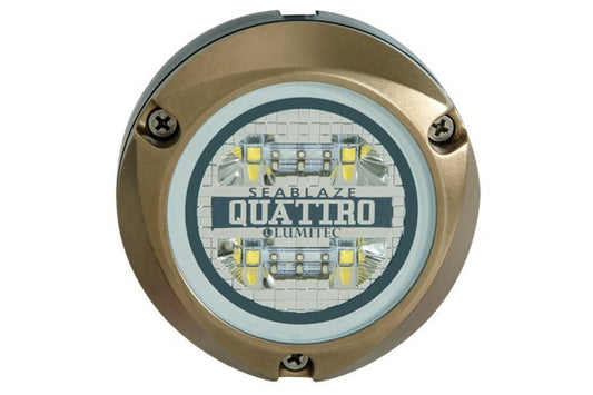 Lumitec Zambezi Quattro LED FOR PONTOON BOATS Bronze Housing 12/24v.