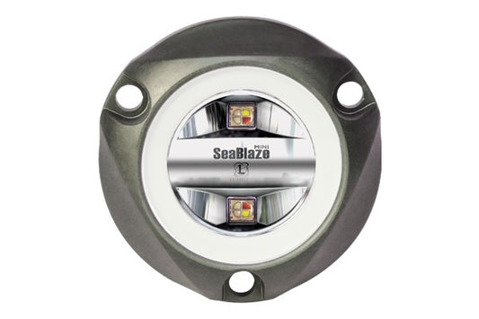 Lumitec Mini Spectrum RGBW LED Underwater Light Anodized Aluminum 12/24v.