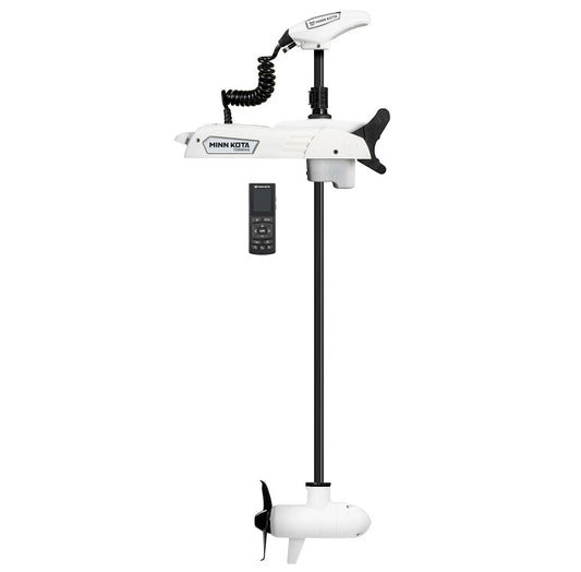 Minn Kota Riptide Terrova Quest 90/115 lb Thrust 24/36v Wireless Remote - White.