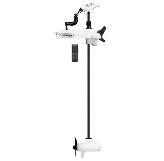Minn Kota Riptide Terrova Quest 90/115 lb Thrust 24/36v Wireless Remote - White.