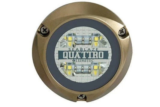Lumitec Quattro Surface Mount Bronze Housing 12/24VDC.