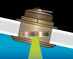 Airmar B164 1kW Bronze Thru-Hull Transducer – 0° Tilt