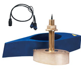 Airmar B275C-LHW Wide Beam CHIRP Bronze Thru-Hull Transducer with Navico Dual Y-Cable.