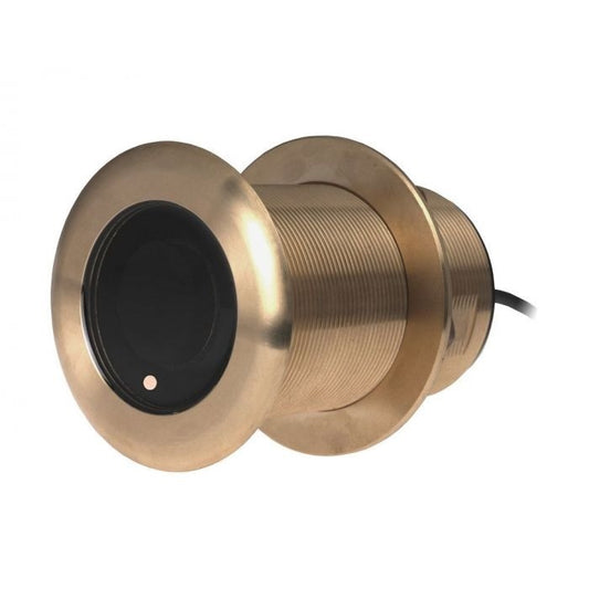Airmar B75C-0-L CHIRP Bronze Thru-Hull Transducer with Humminbird Connectors.