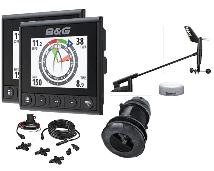B&G Triton2 Speed/Depth/Wind Wireless Packages with DST810 and WS320.