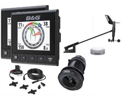 B&G Triton2 Speed/Depth/Wind Wireless Packages with DST810 and WS320.