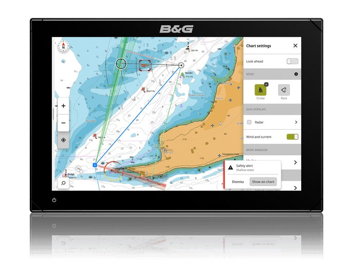 B&G Zeus S Chartplotter – 7", 9", and 12" Displays with C-MAP DISCOVER™ X