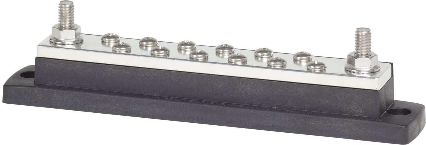 Blue Sea MaxiBus 250A BusBar Two 5/16in-18 Studs and  #10-24 Screws.