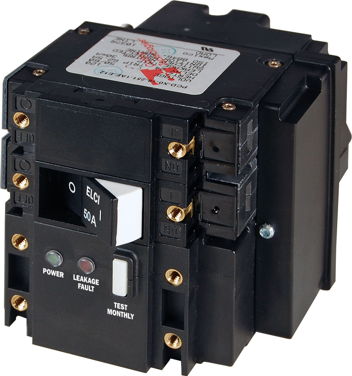 Blue Sea Systems ELCI Double Pole Main Circuit Breaker Series.