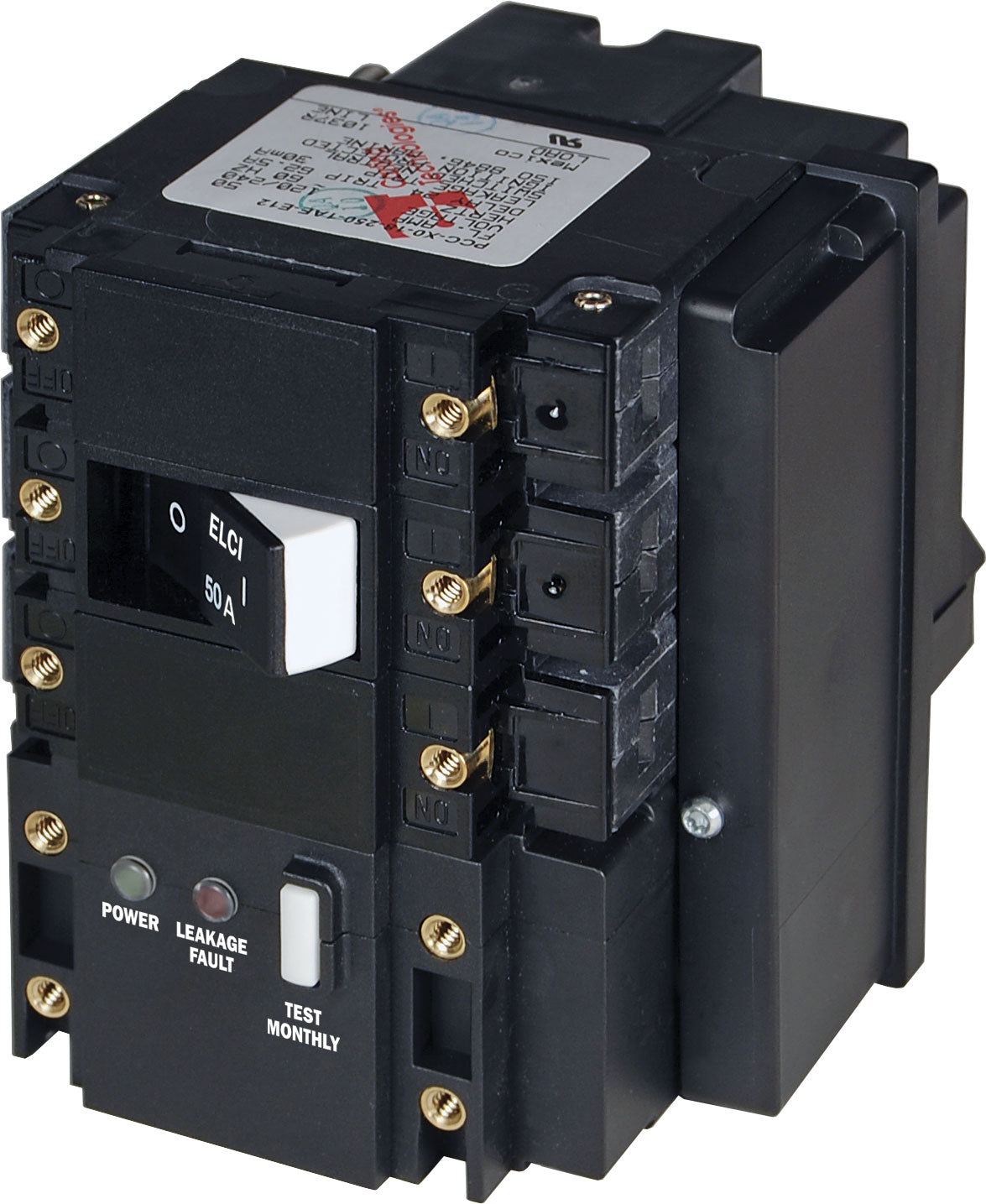 Blue Sea Systems ELCI Double Pole Main Circuit Breaker Series.