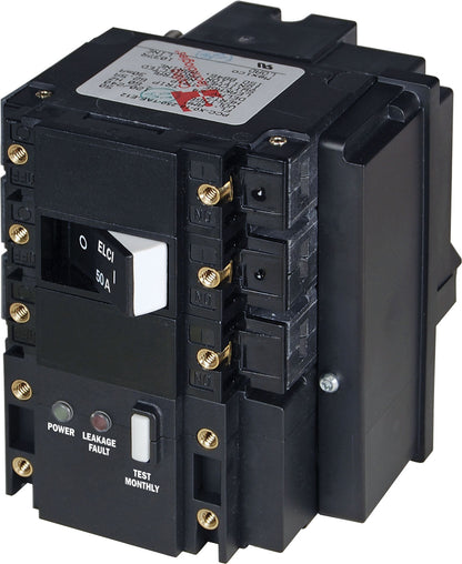 Blue Sea Systems ELCI Double Pole Main Circuit Breaker Series.