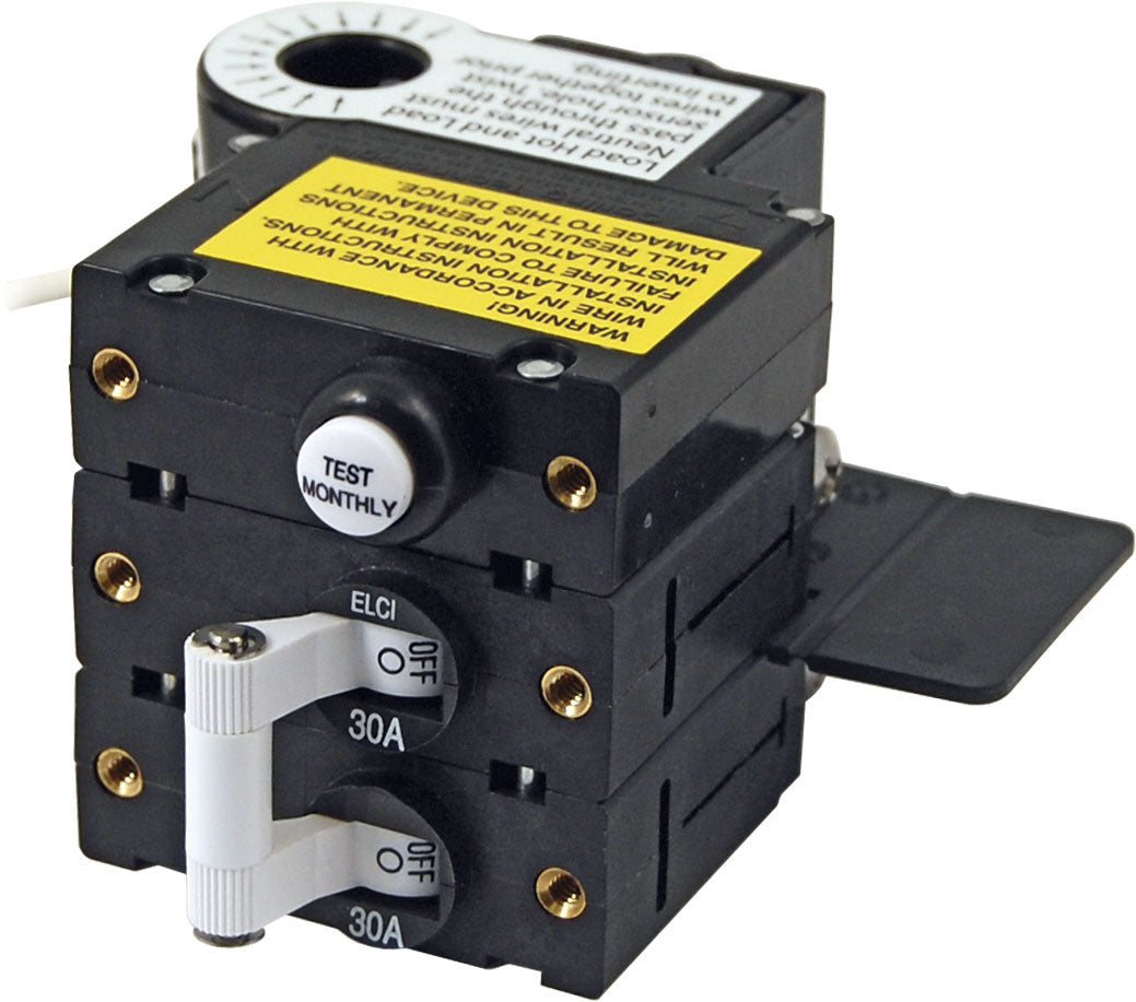 Blue Sea Systems ELCI Double Pole Main Circuit Breaker Series.
