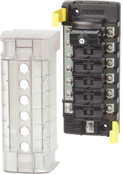 Blue Sea ST CLB Circuit Breaker Block with Negative Bus.