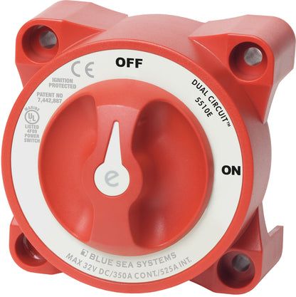 Blue Sea E-Series Battery Switches On-Off Dual Circuit - RED.
