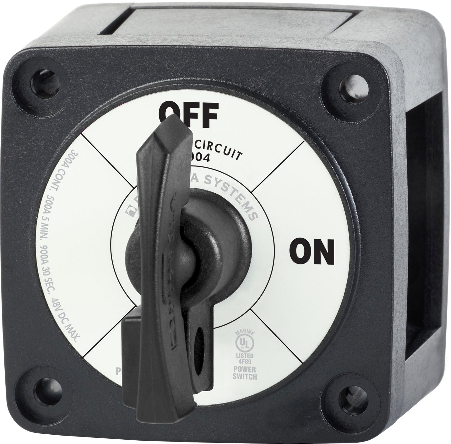 Blue Sea M-Series Single Circuit On/Off Battery Switches -Black.