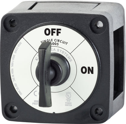 Blue Sea M-Series Single Circuit On/Off Battery Switches -Black.
