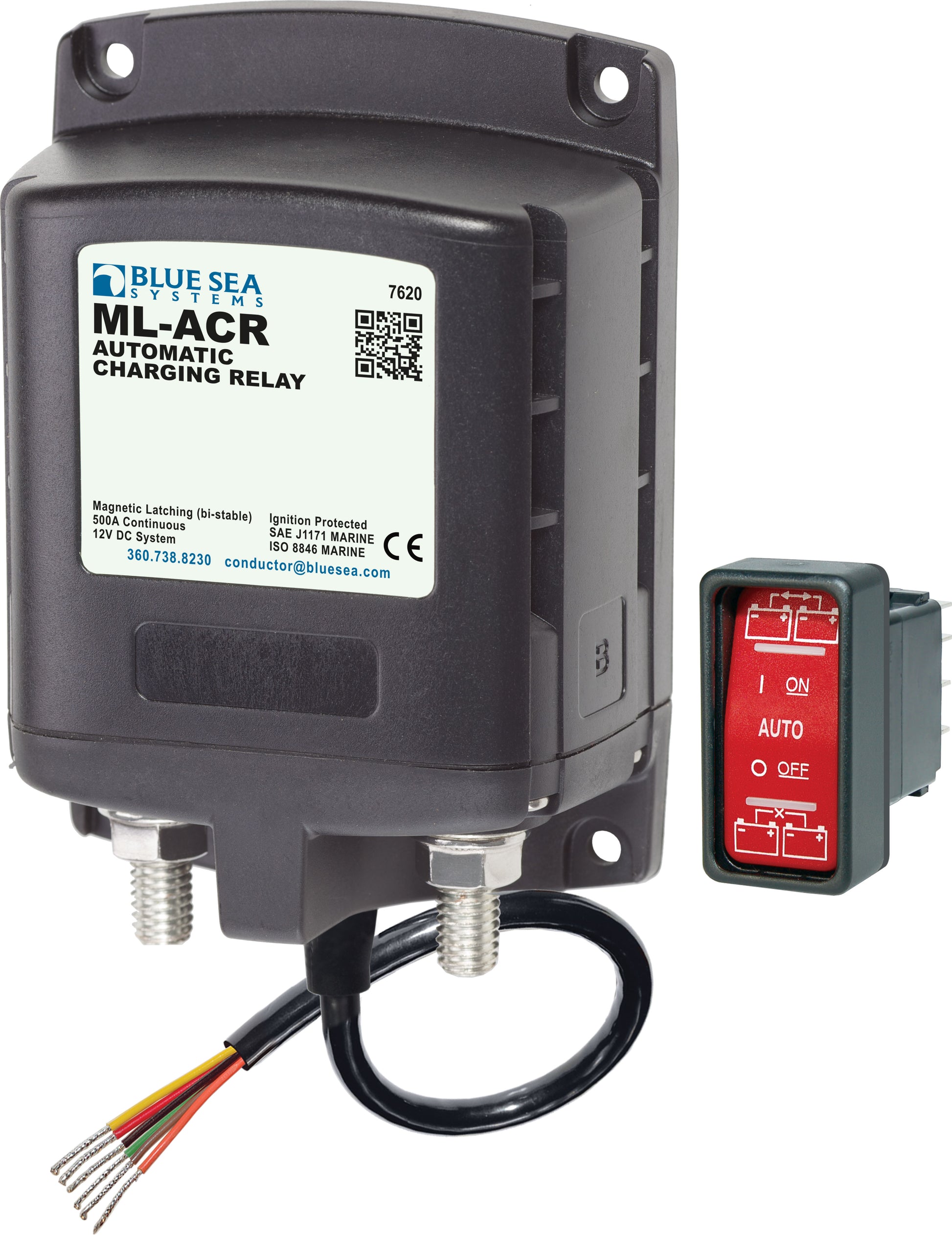 Blue Sea ML-ACR Automatic Charging Relay DC 500A.