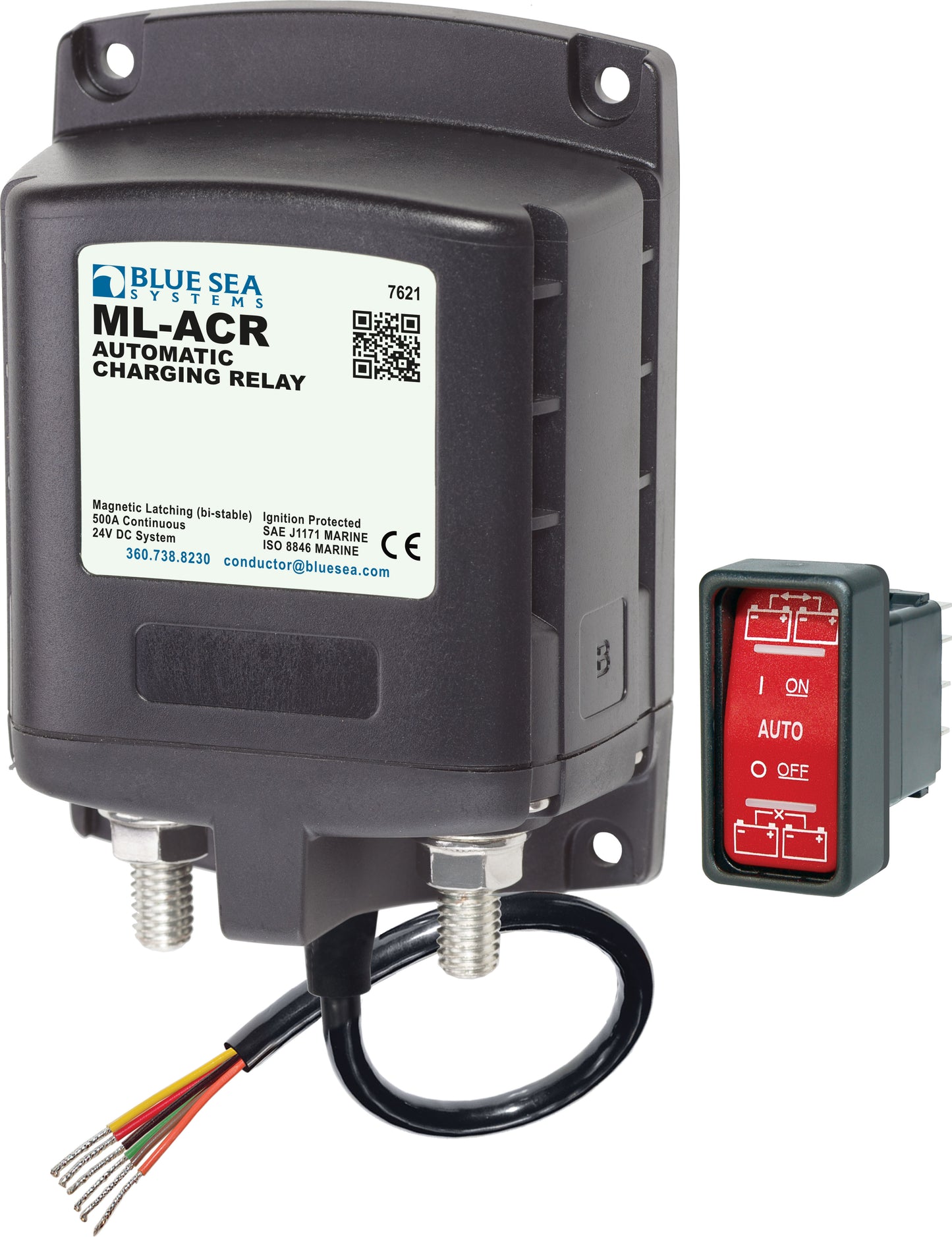 Blue Sea ML-ACR Automatic Charging Relay DC 500A.