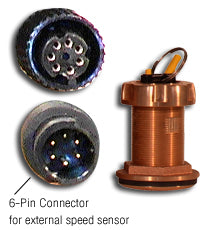 Furuno 235DT-SE Low Profile Thru-Hull Depth and Temp NMEA0183 Smart Sensors.