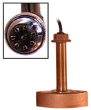 Furuno 525T-BSC Bronze Thru-Hull Depth/Temperature Transducers With Pin B45 Housing.