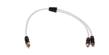 Fusion RCA Y-Splitter Cables.
