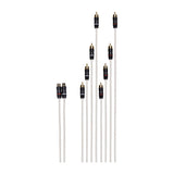Fusion RCA Splitter Cable 2 Female RCAfts to 8 Male RCAf
