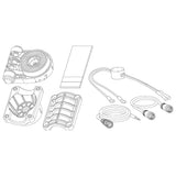 Humminbird Open Water Adapter Kit Transom Mount For Mega Live