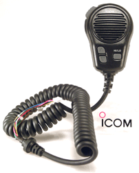 Icom HM126 Series Black Microphones for M502/M504/M604.
