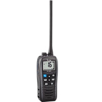 Icom M25 Floating Handheld VHF VHF Radio with USB-C Charging 5 Watts.