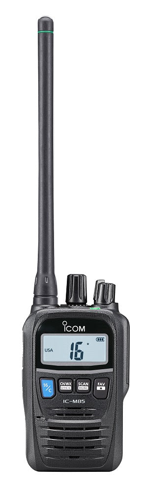 Icom M85 Series Handheld VHF Radios.