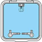Lewmar Ocean Series Hatch Flange Bases.