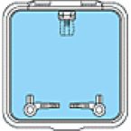 Lewmar Ocean Series Hatch Flange Bases.