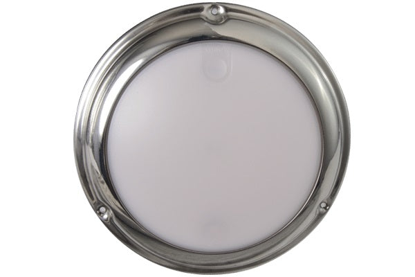Lumitec Touch Dome LED Light Stainless Finish 12/24v.
