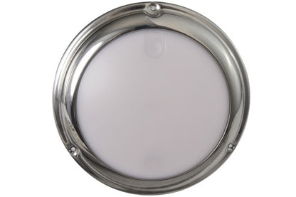 Lumitec Touch Dome LED Light Stainless Finish 12/24v.