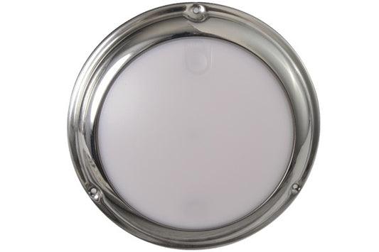 Lumitec Touch Dome LED Light Stainless Finish 12/24v.