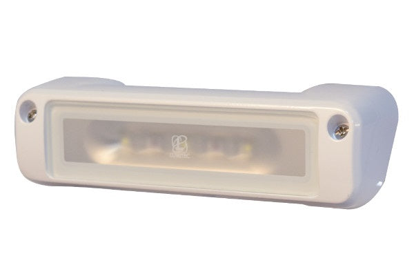 Lumitec Perimeter Flood Light LED Series, White Finish Housing 12/24v.