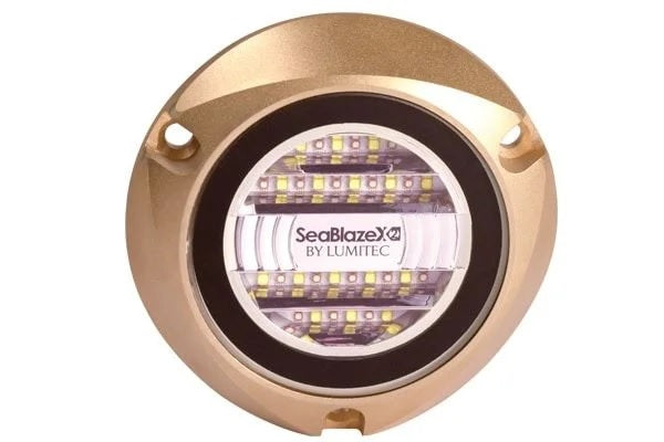 Lumitec Seablaze X2 LED Surface Mount Bronze Housing 12/24v.