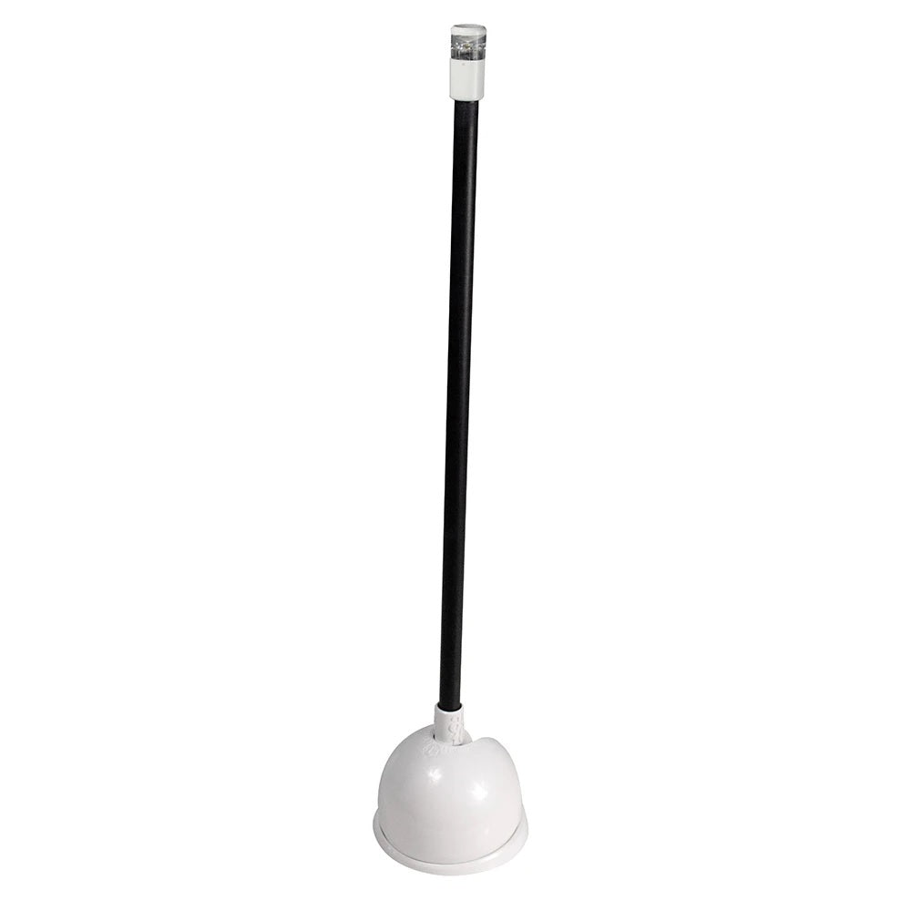 Lumitec Contour 39in Anchor Light, Black Sleeve White Base 12/24vDC