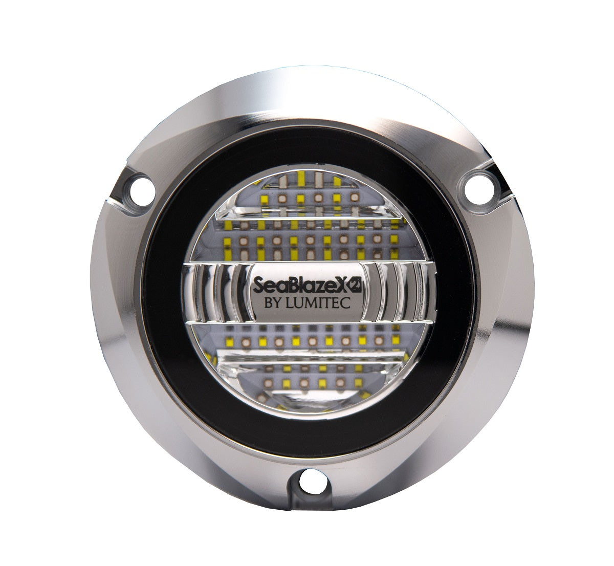 Lumitec Seablaze X2 LED Surface Mount Polished Housing 12/24v.