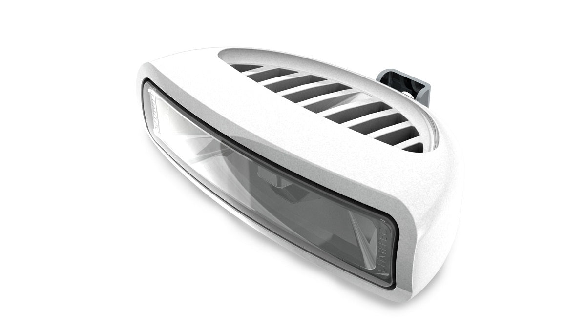 Lumitec Caprera3 Flood Light LED Dimmable Bracket Mount White Housing  12/24v.