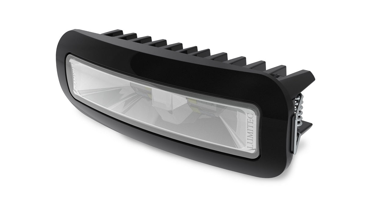 Lumitec Capri3 Flood Light LED Dimmable Flush Mount Black Housing 12/24v.